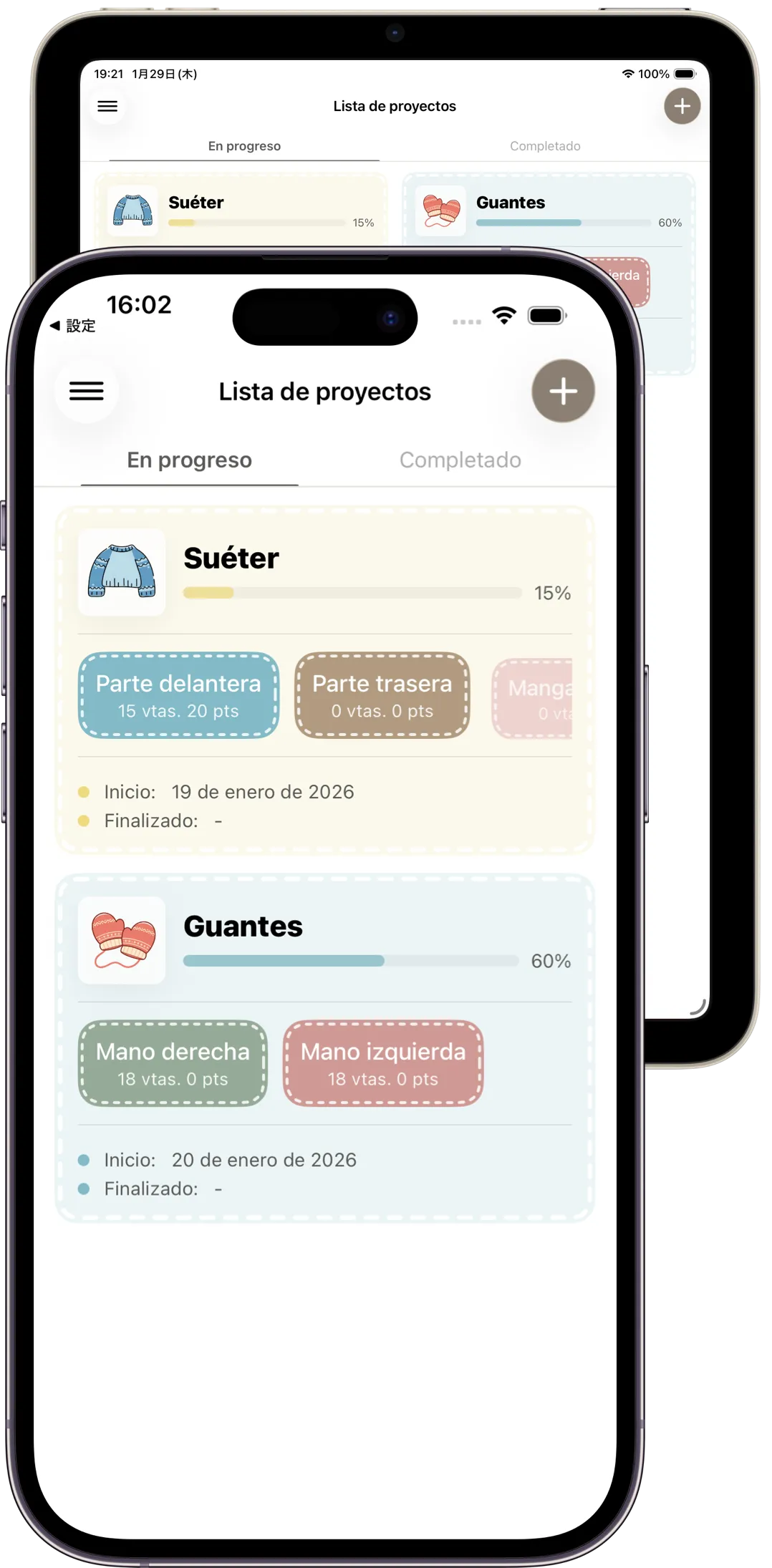 Captura de pantalla de la app