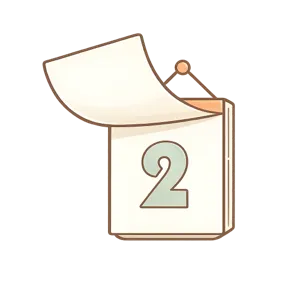 カレンダーを3ヶ月以上振り返り